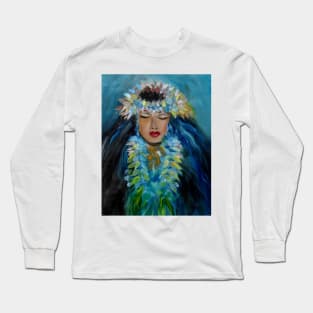 Aloha Hula Haku Lei Long Sleeve T-Shirt